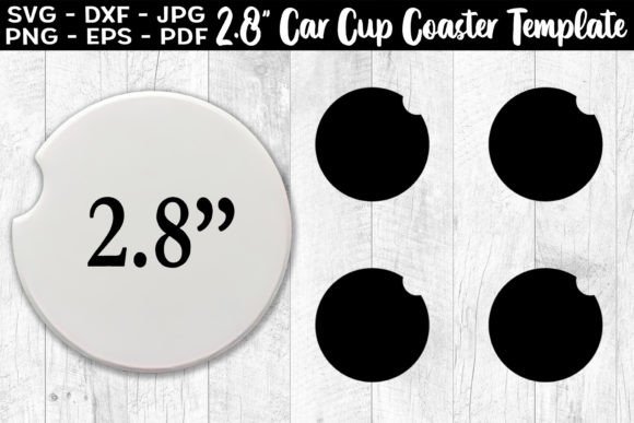 2.8 Car Cup Coaster SVG Template: A Designer’s Review