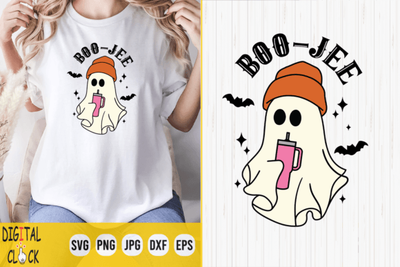 BooJee Stanley Tumbler Halloween Ghost Graphics & Crafts