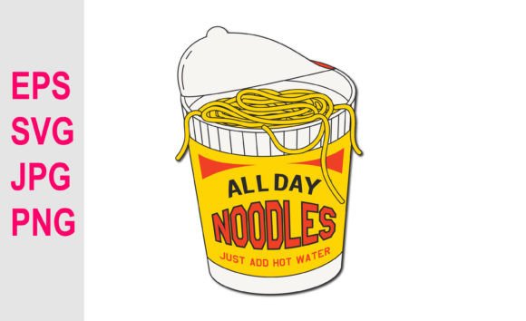 Instant Noodles Cup Vector Illustration: A Brand Designer’s Review