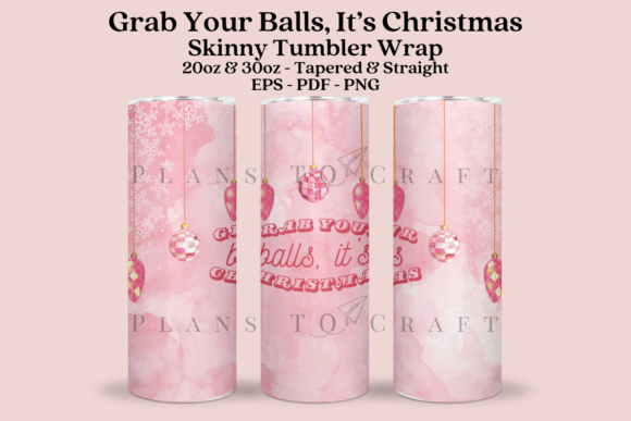 It s Christmas Skinny Tumbler Wrap SVG: Graphics & Crafts