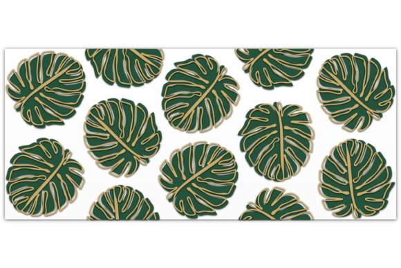 Monstera Leaves 16oz Can Wrap Svg: Graphics & Print Review