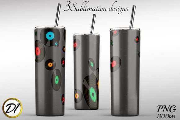 Music Tumbler Sublimation SVG: Crafts & Graphics