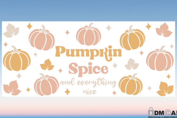 Pumpkin Spice Fall Halloween Libbey Svg: Print Templates