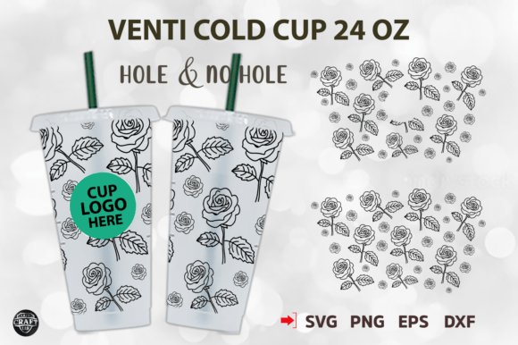 Rose Flowers Valentine's Day Cold Cup Graphics & Wrap Review