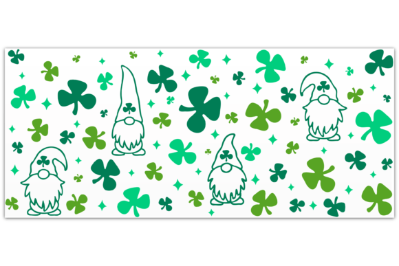 St Patricks Day Gnome SVG Graphics & Print Templates