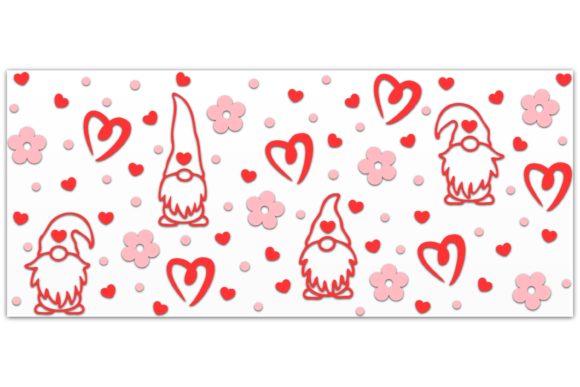 Valentine Gnome SVG Graphics & Print Templates Review